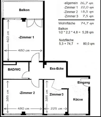 4 Zimmer Wohnung mit 80 m² in München – Bild 11