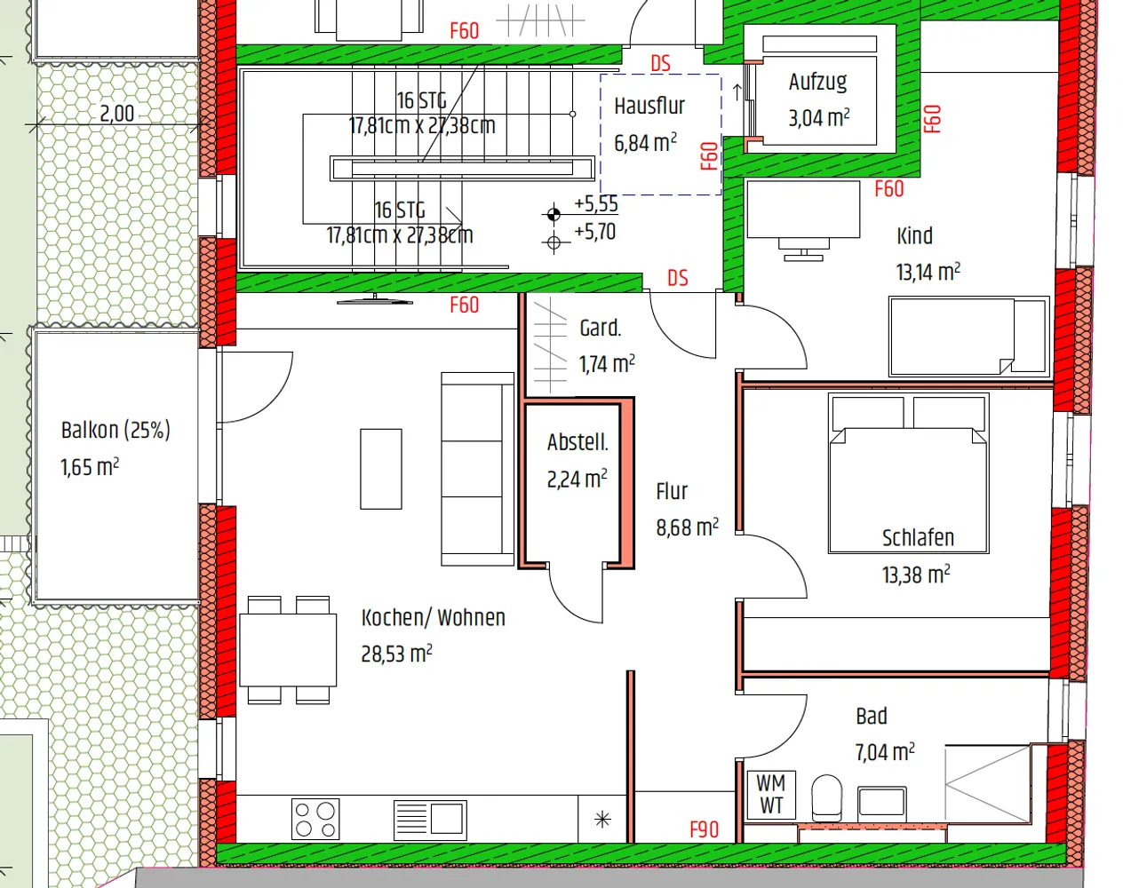 3 Zimmer Wohnung mit 76 m² in Landau in der Pfalz – Bild 3