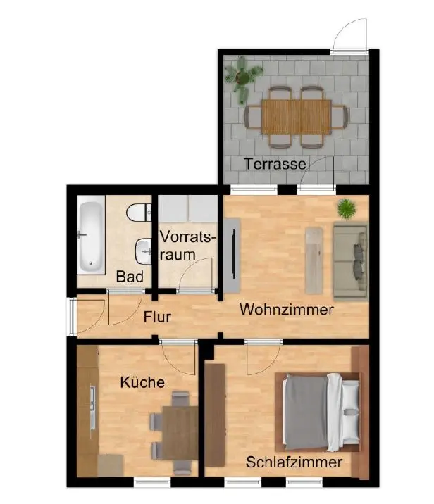 3 Zimmer Wohnung mit 51 m² in Pulheim – Bild 5