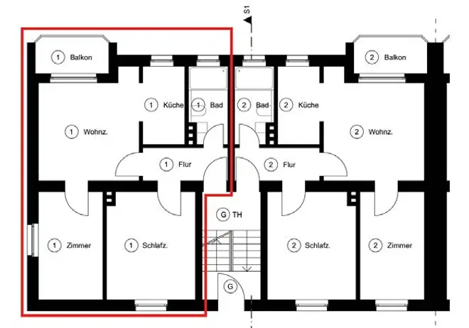 3 Zimmer Wohnung mit 53 m² in Dortmund – Bild 7