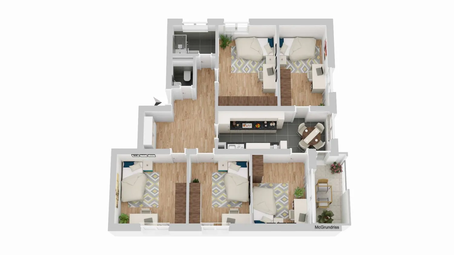 1 Zimmer Wohnung mit 10 m² in München – Bild 4