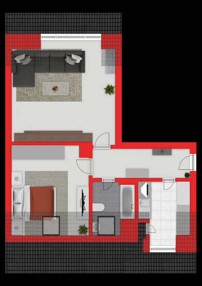 2 Zimmer Wohnung mit 64 m² in Leverkusen – Bild 3