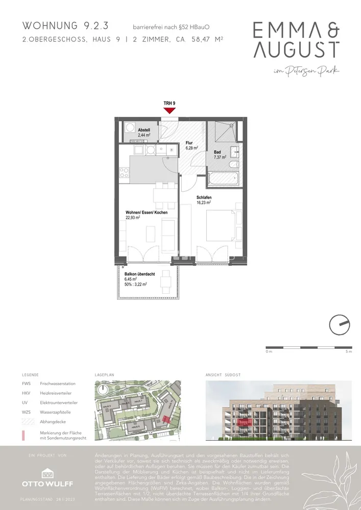 2 Zimmer Wohnung mit 60 m² in Hamburg – Bild 7