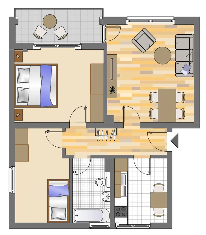 3 Zimmer Wohnung mit 63 m² in Gelsenkirchen – Bild 7