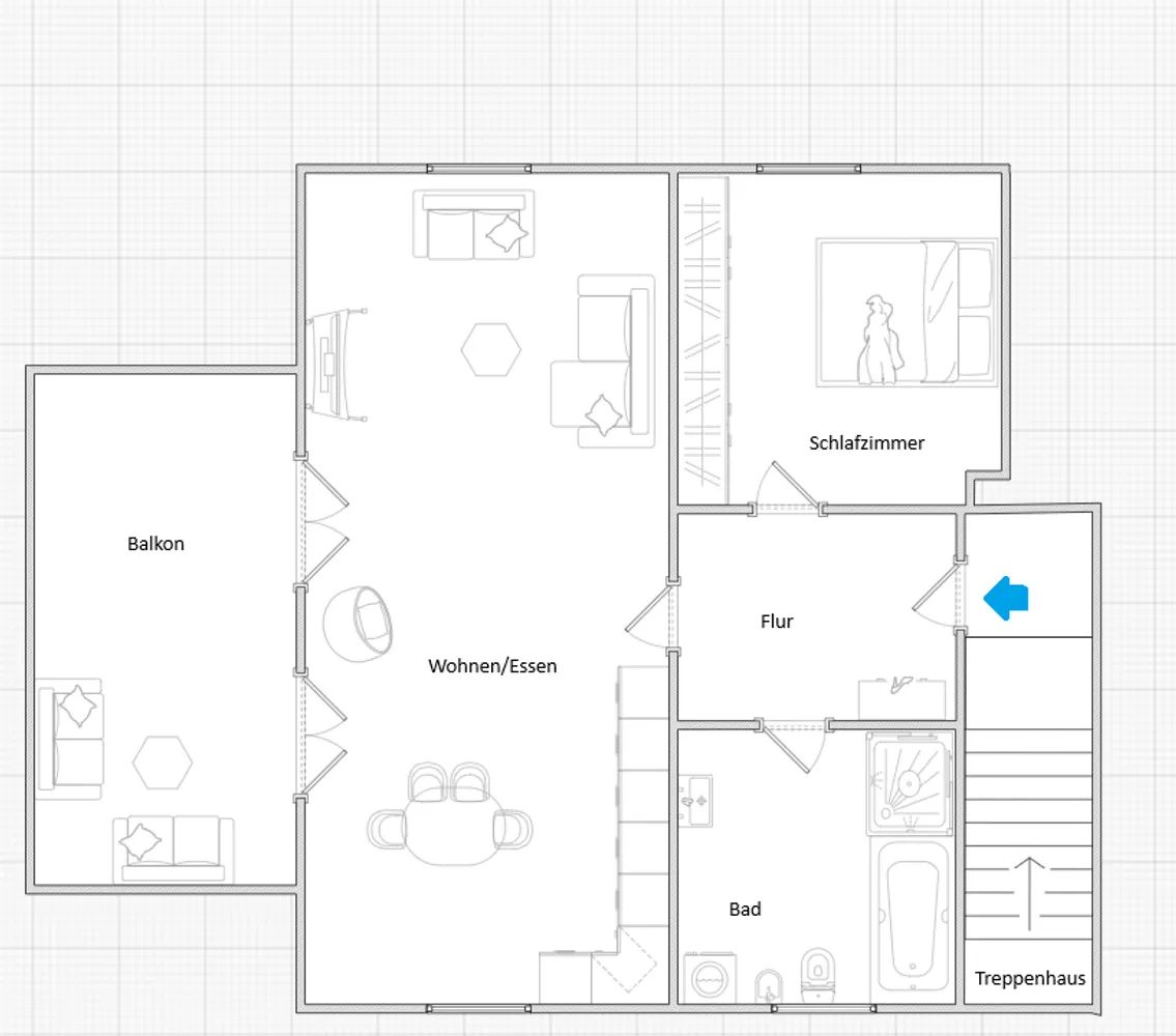 2 room apartment with 69 m² in Fürstenfeldbruck – Photo 2