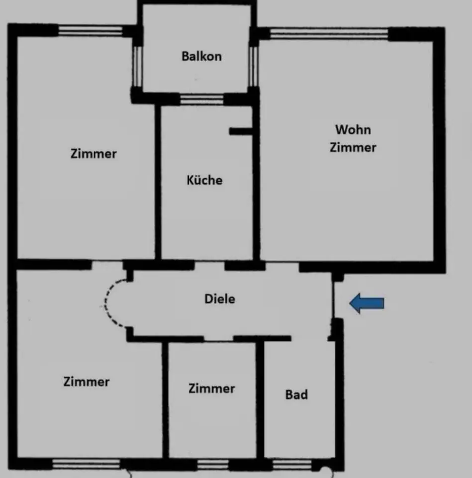 4 Zimmer Wohnung mit 93 m² in Erlangen – Bild 5