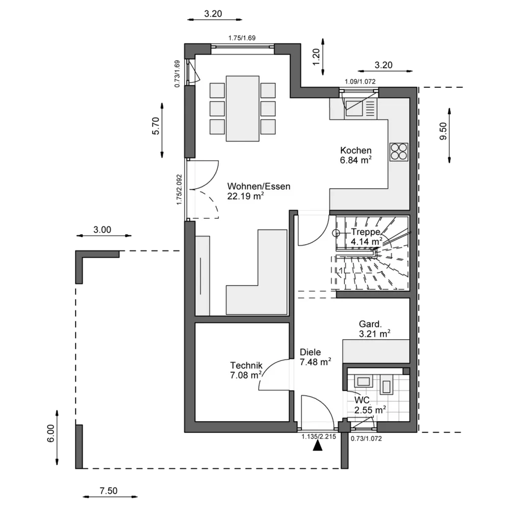3 Zimmer Haus mit 101 m² in Kleve – Bild 2