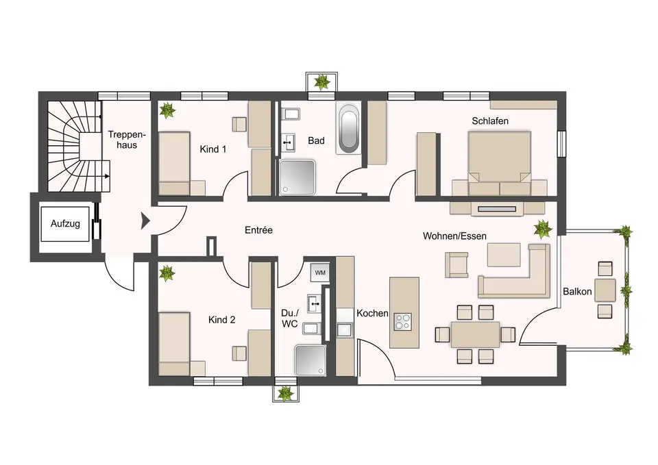 4 Zimmer Wohnung mit 107 m² in Grimma – Bild 5