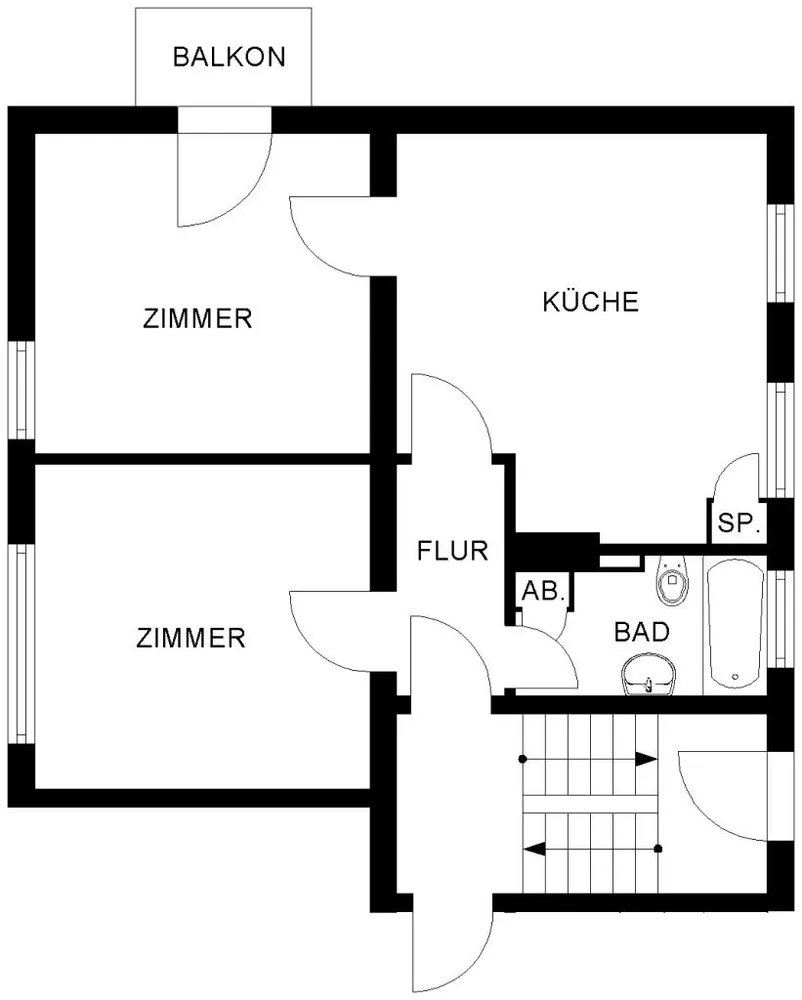 2 Zimmer Wohnung mit 51 m² in Bochum – Bild 3