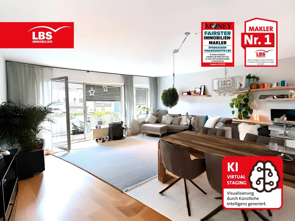 4 Zimmer Wohnung mit 89 m² in Moers – Bild 6