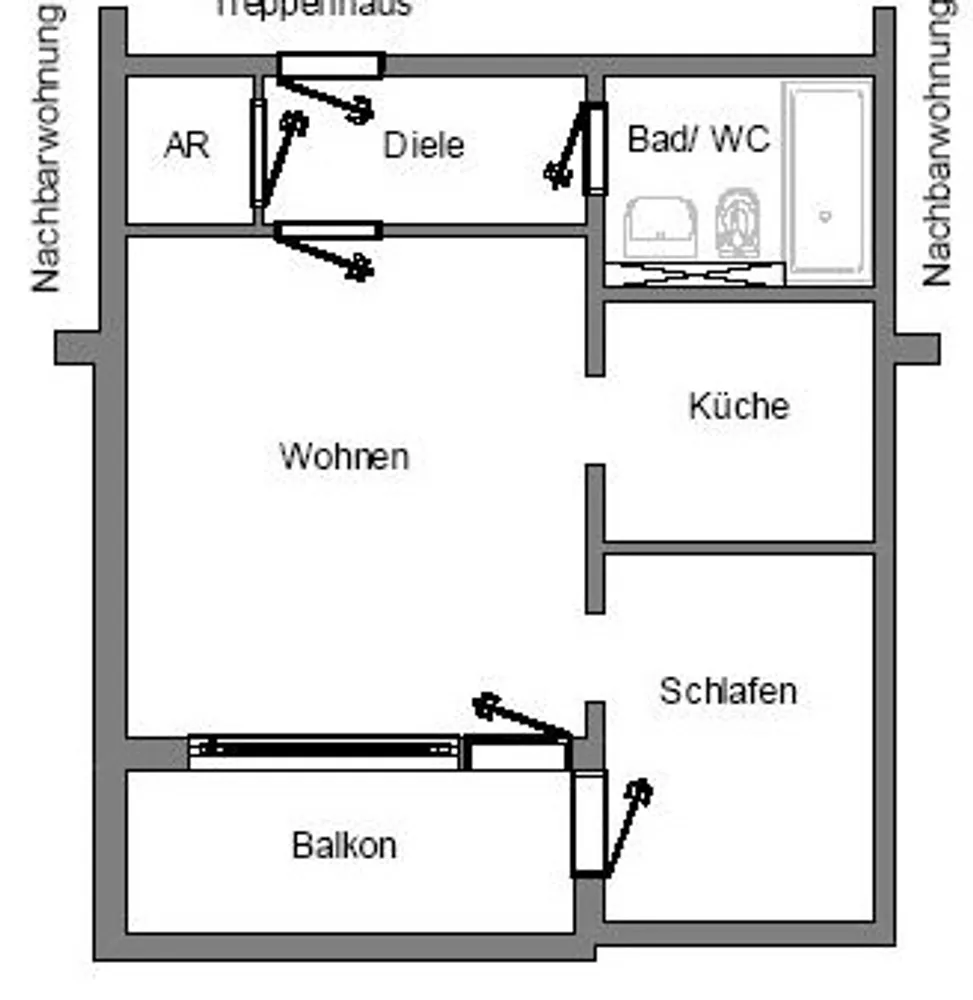 1 Zimmer Wohnung mit 40 m² in Erkrath – Bild 9