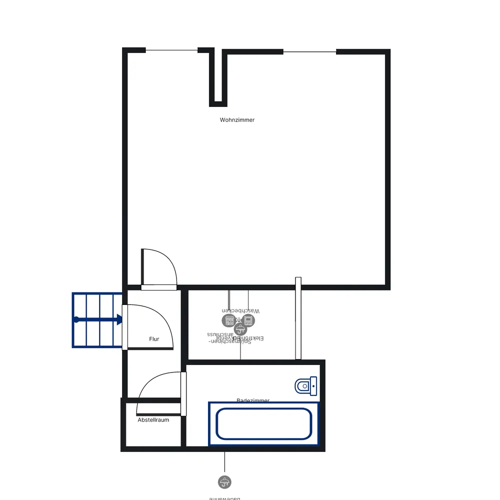 1 Zimmer Wohnung mit 27 m² in Hannover – Bild 2