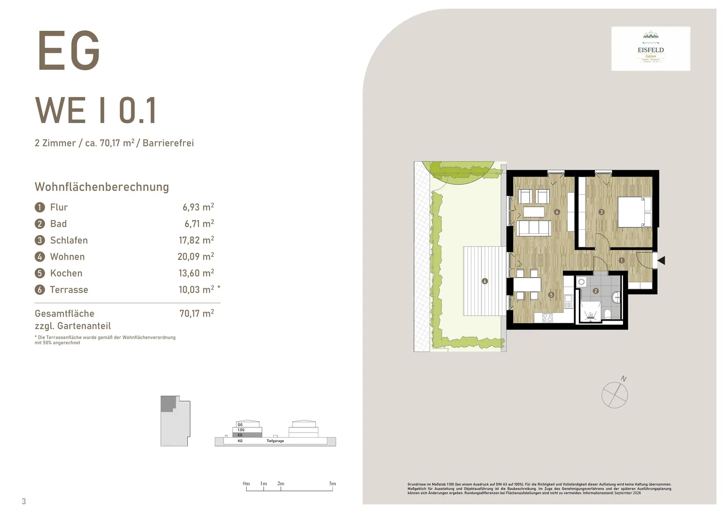 2 Zimmer Wohnung mit 70 m² in München – Bild 2