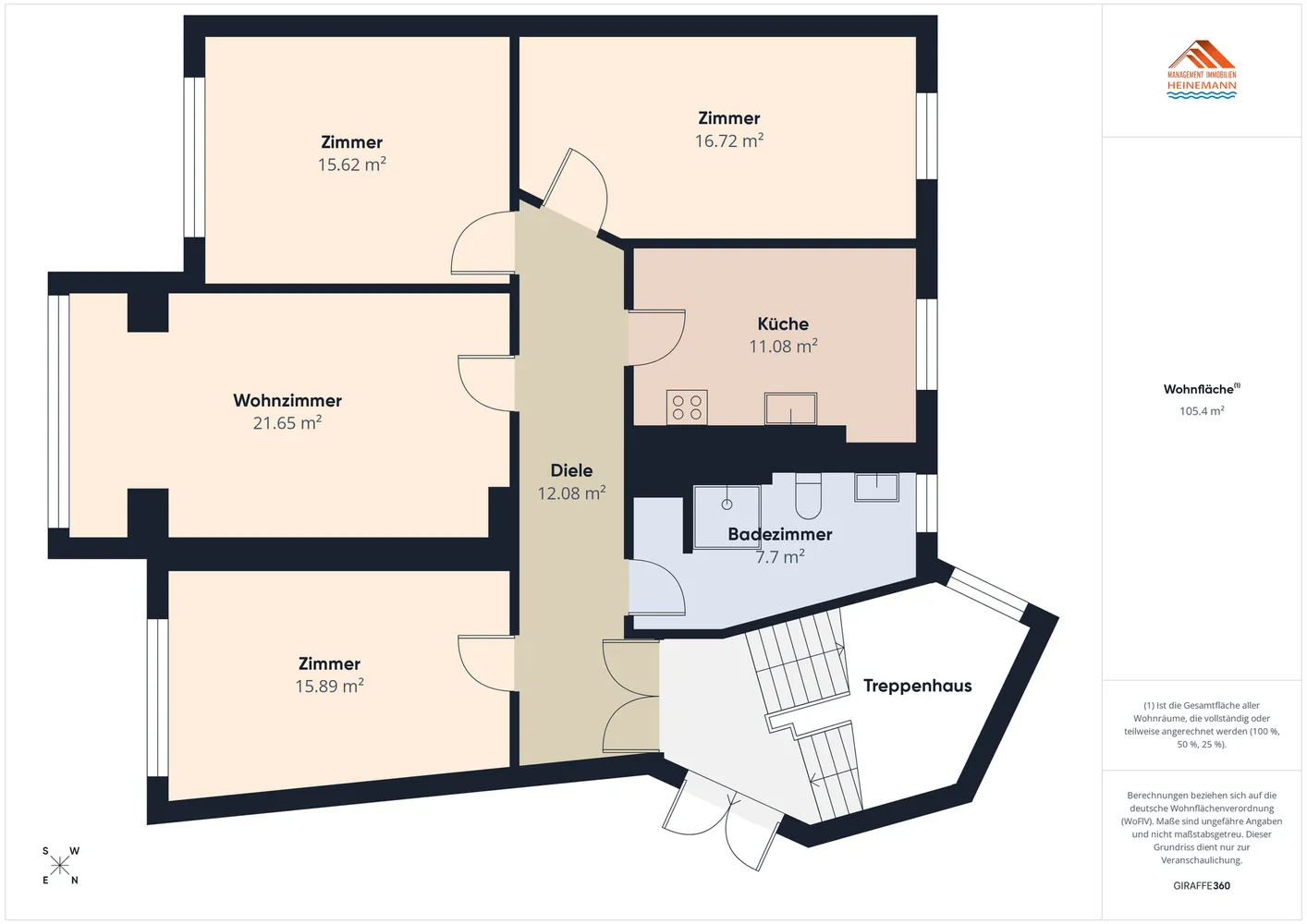 4 Zimmer Wohnung mit 105 m² in Cuxhaven – Bild 12
