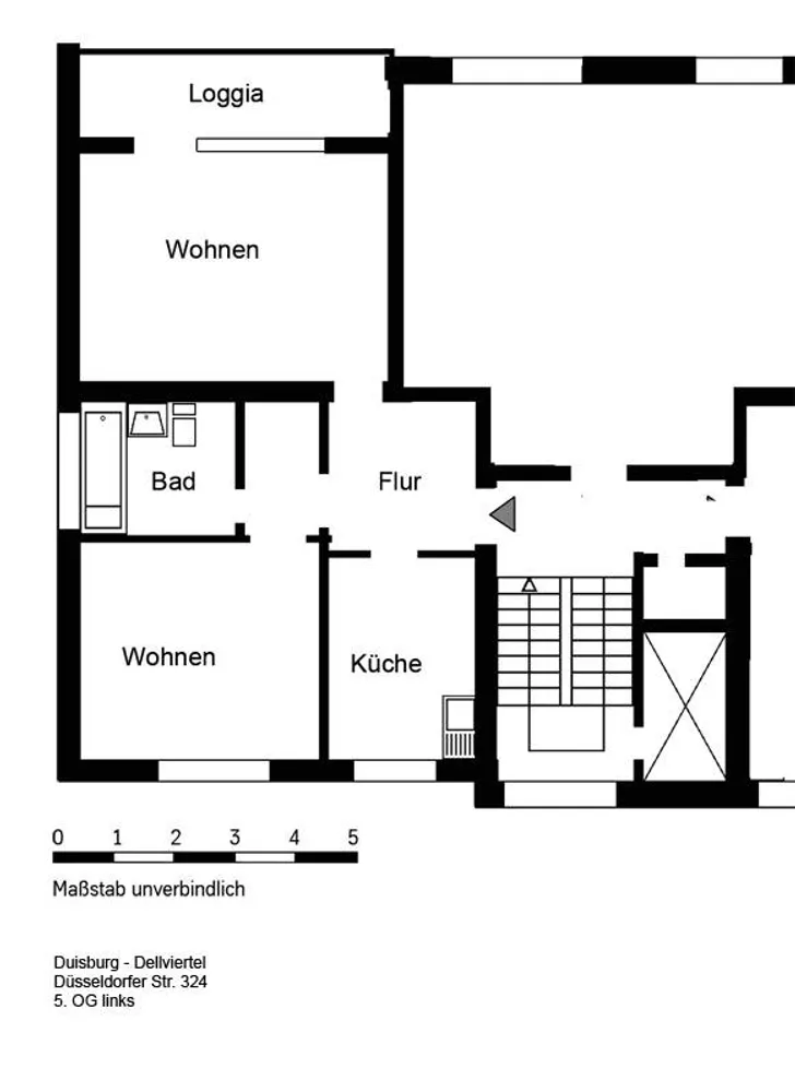 2 Zimmer Wohnung mit 62 m² in Duisburg – Bild 2