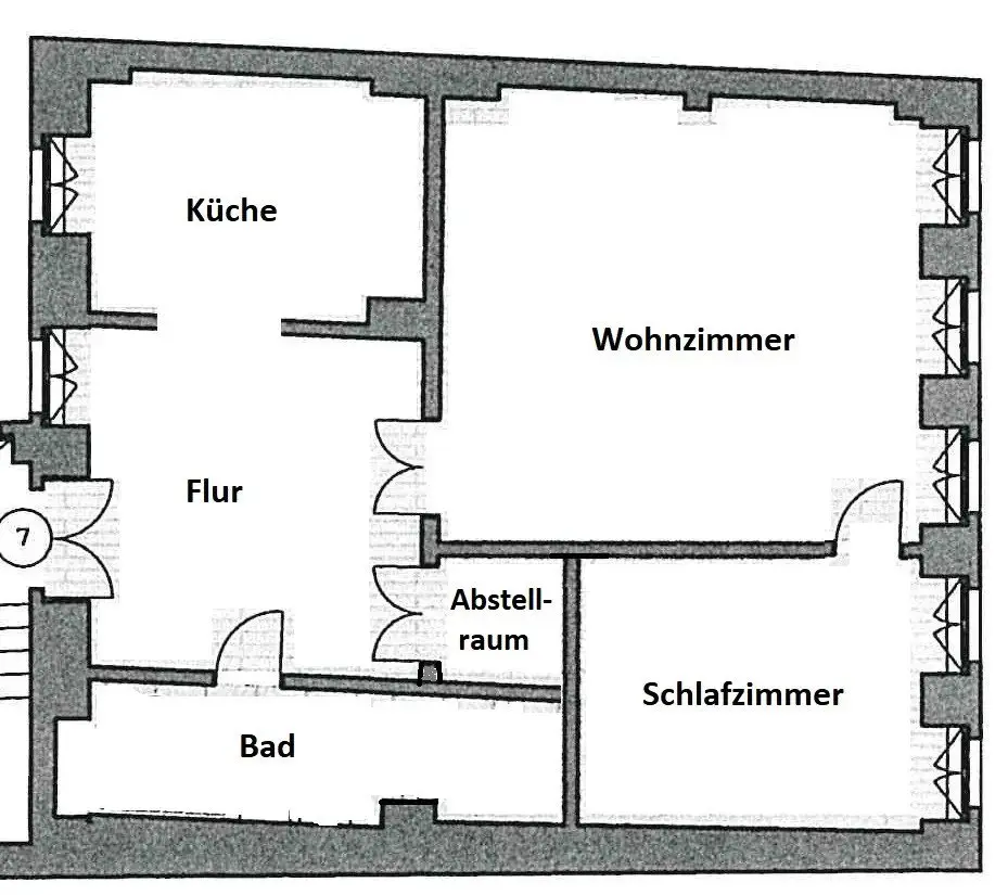 2 Zimmer Wohnung mit 89 m² in Meißen – Bild 7