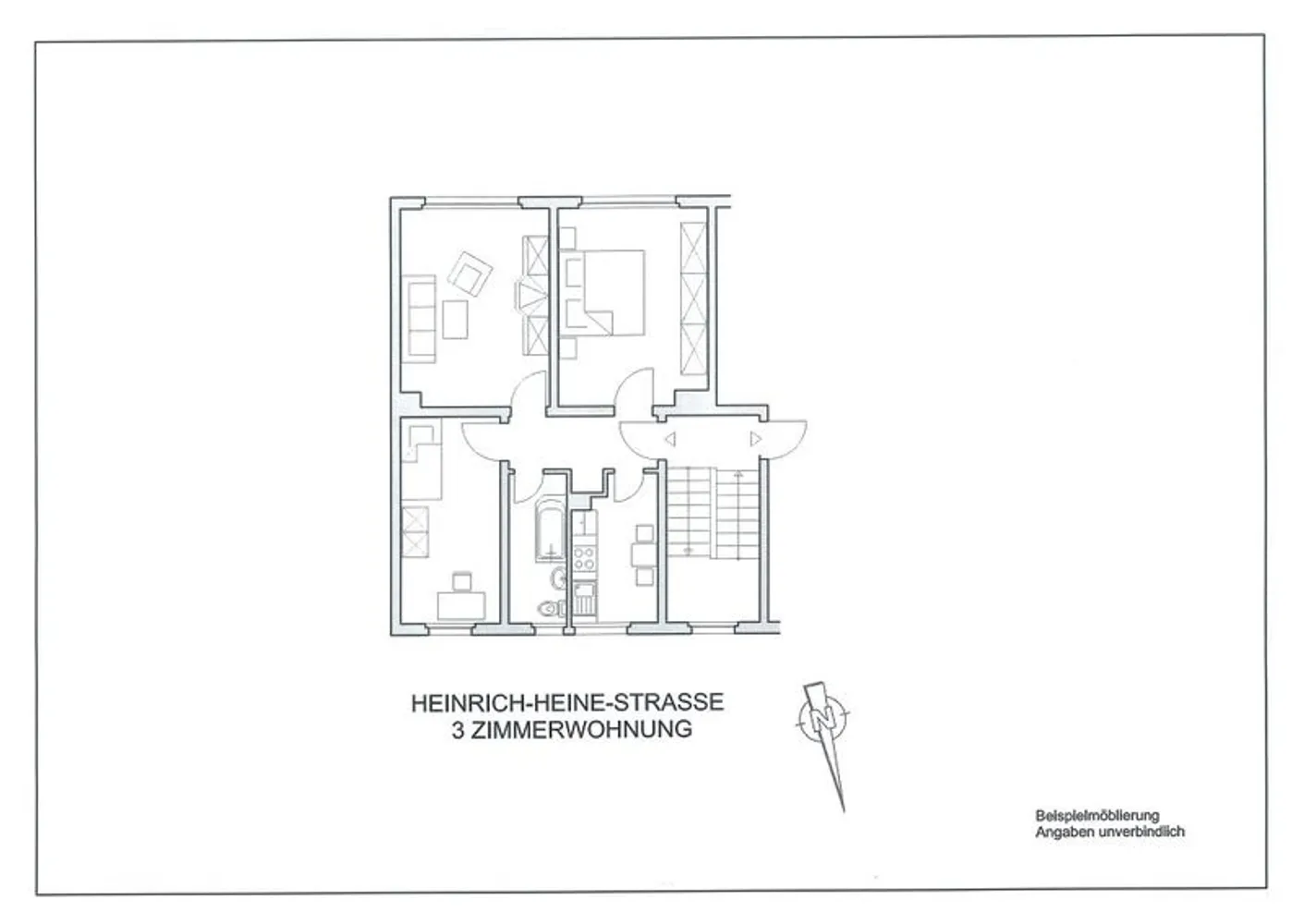 3 Zimmer Wohnung mit 57 m² in Naumburg (Saale) – Bild 4