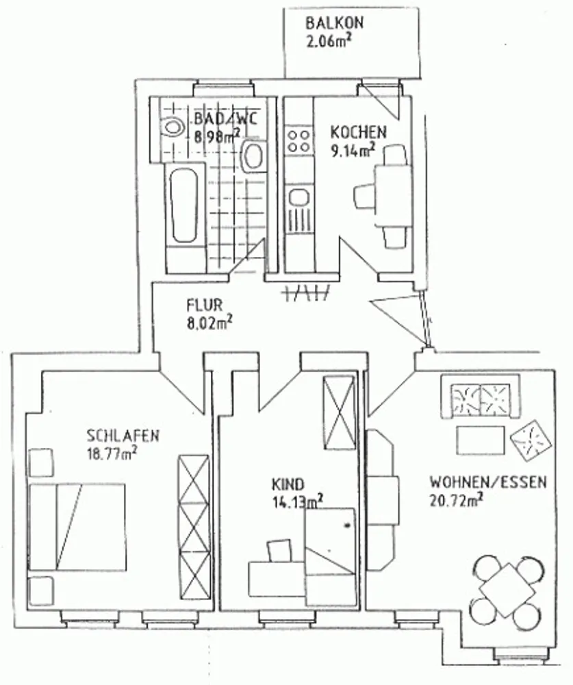 3 room apartment with 82 m² in Halle (Saale) – Photo 7