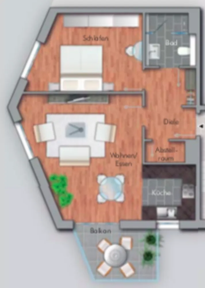 2 Zimmer Wohnung mit 63 m² in Ettlingen – Bild 4