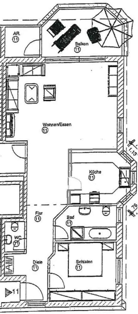 2 Zimmer Wohnung mit 93 m² in Dortmund – Bild 7