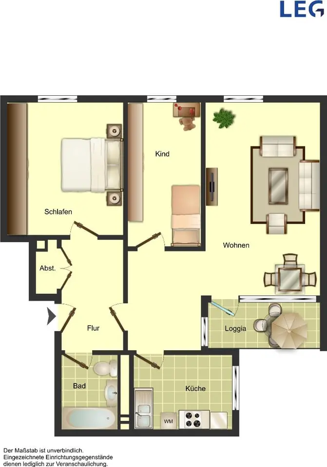 3 room apartment with 74 m² in Monheim am Rhein – Photo 3