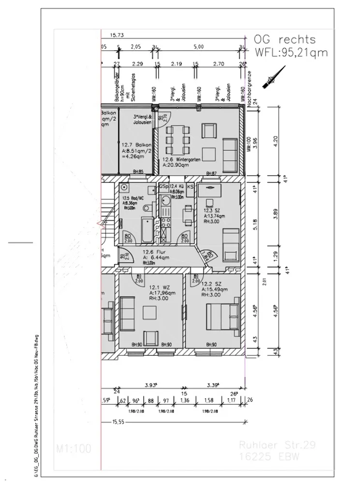 4 Zimmer Wohnung mit 95 m² in Eberswalde – Bild 10