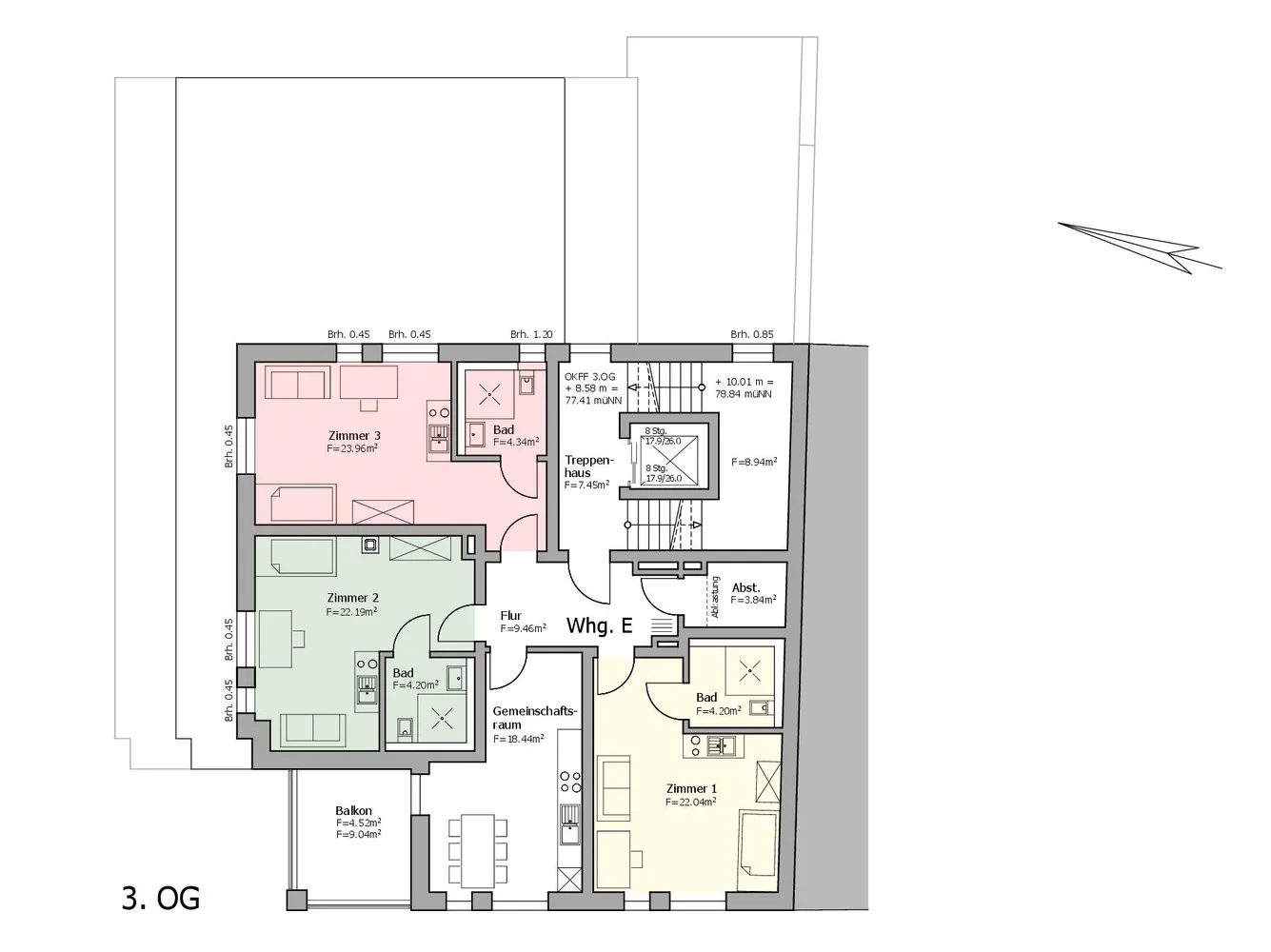 1 Zimmer Wohnung mit 38 m² in Osnabrück – Bild 11