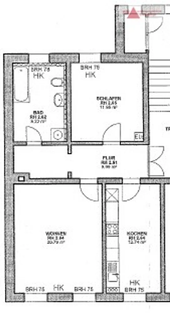 2 room apartment with 58 m² in Chemnitz – Photo 4