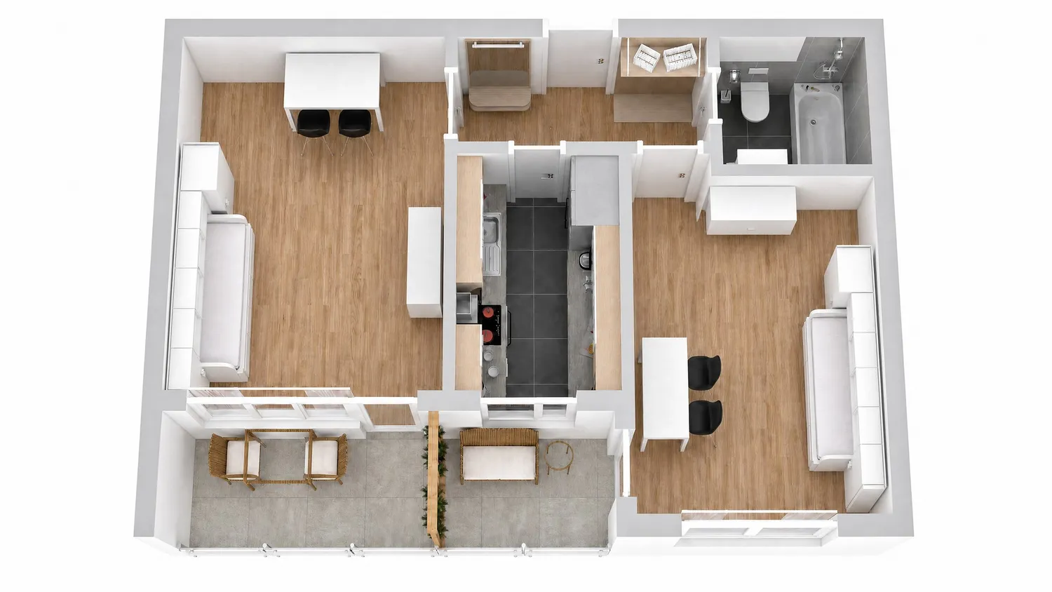 2 room apartment with 50 m² in Singen – Photo 6