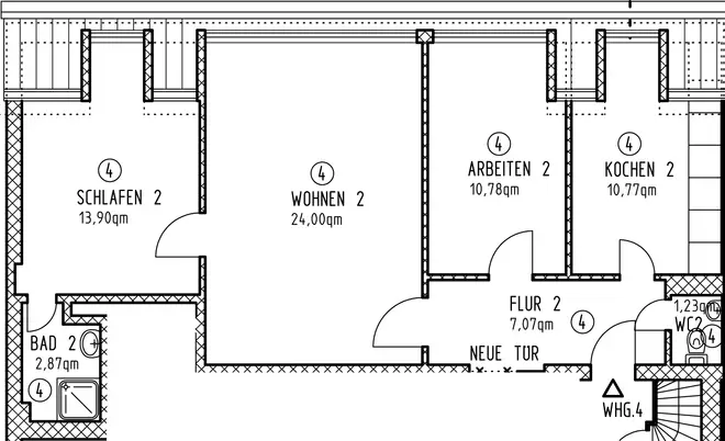 2 Zimmer Wohnung mit 70 m² in Duisburg – Bild 1