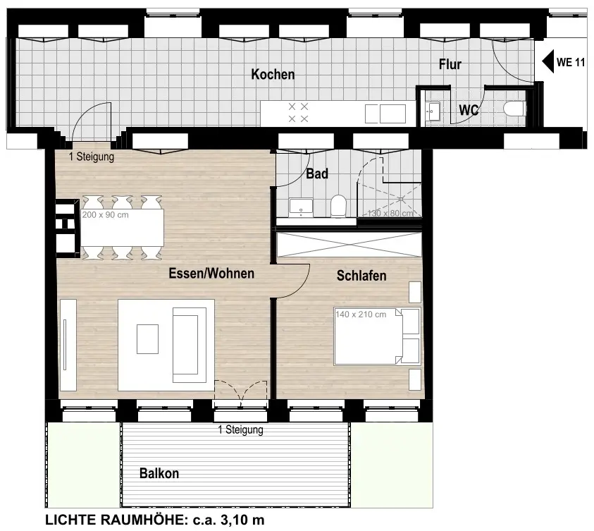 3 Zimmer Wohnung mit 87 m² in Krefeld – Bild 5