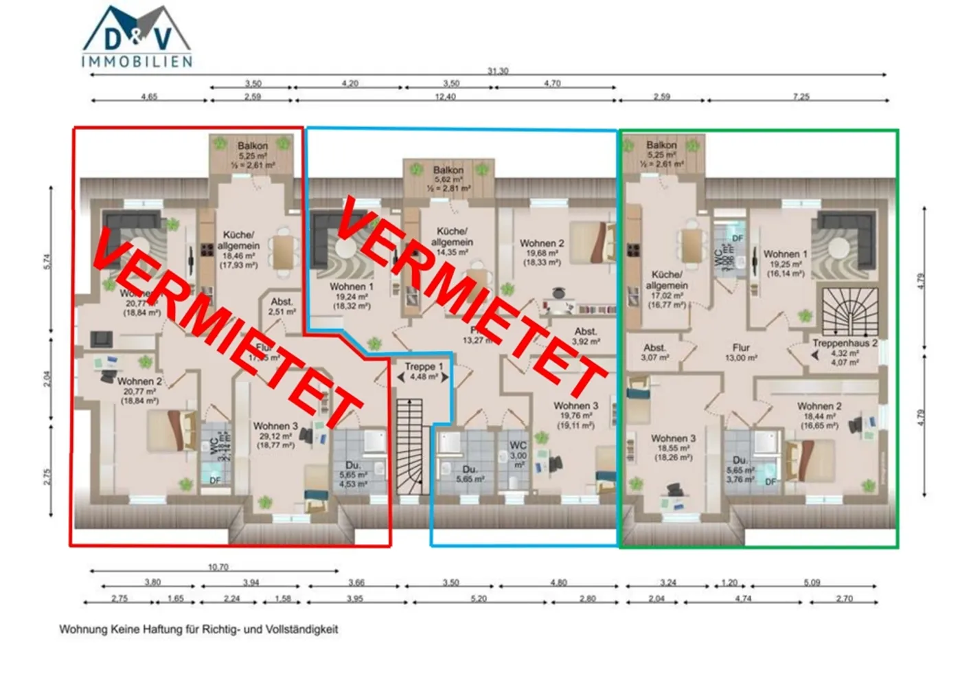 3 Zimmer Wohnung mit 100 m² in Heide – Bild 12