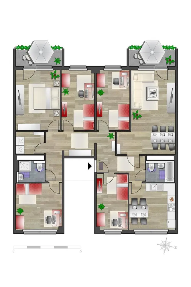 6 Zimmer Wohnung mit 125 m² in Chemnitz – Bild 6