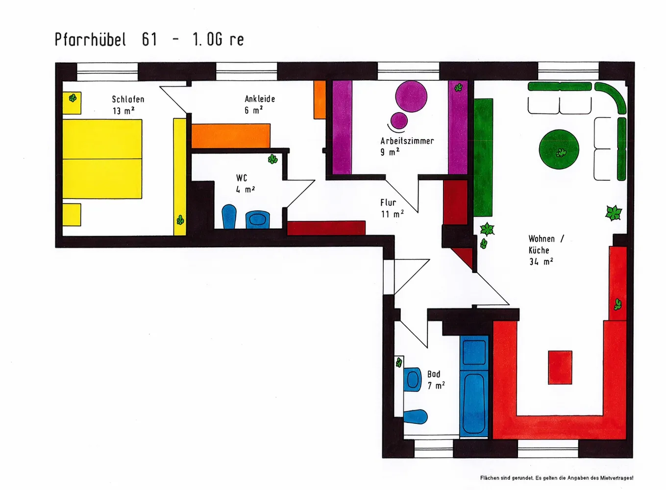 3 Zimmer Wohnung mit 86 m² in Chemnitz – Bild 3