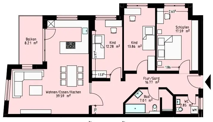 4 room apartment with 112 m² in Gera – Photo 5