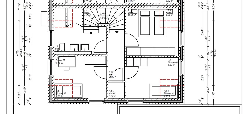 5 Zimmer Wohnung mit 100 m² in Papenburg – Bild 4