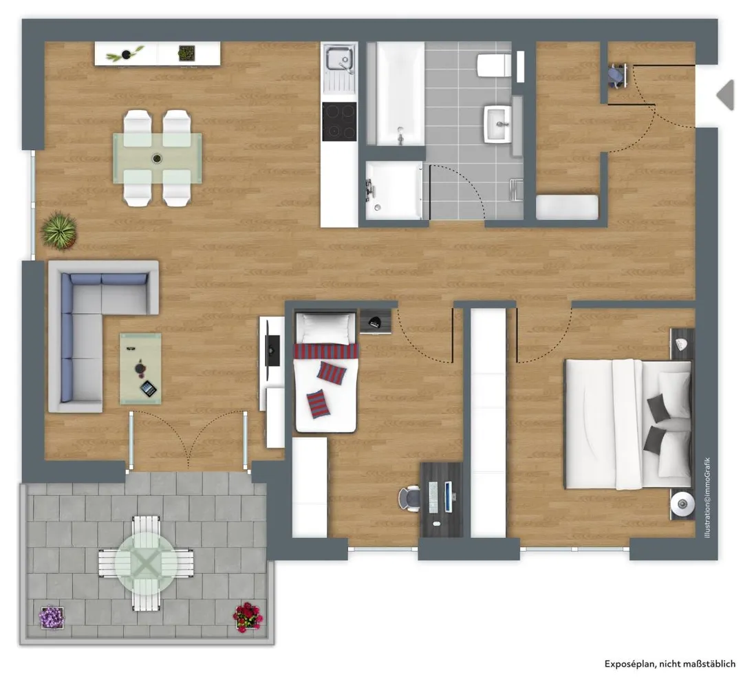 3 Zimmer Wohnung mit 79 m² in Hanau – Bild 9