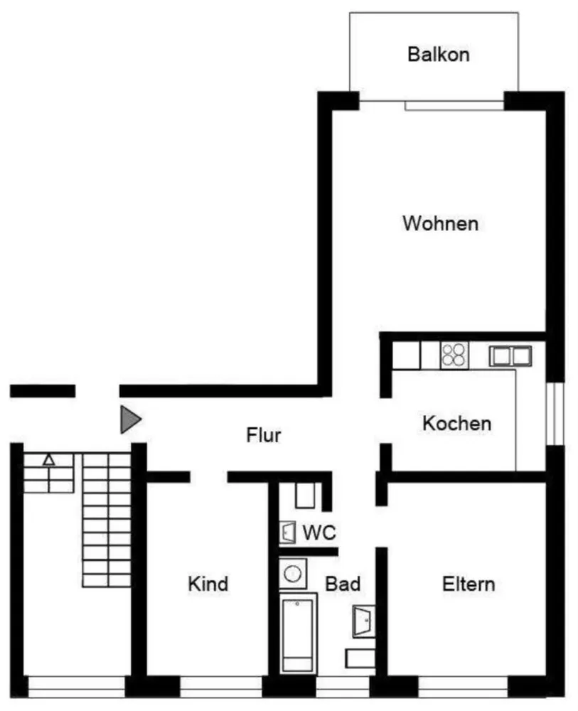 4 Zimmer Wohnung mit 70 m² in Duisburg – Bild 10
