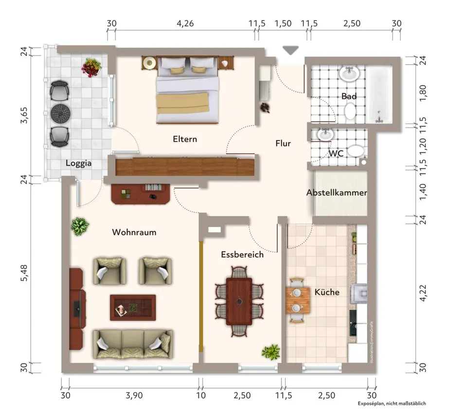 3 Zimmer Wohnung mit 77 m² in Mettmann – Bild 8