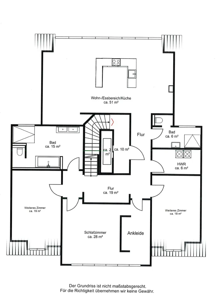 4 Zimmer Wohnung mit 191 m² in Hamburg – Bild 9