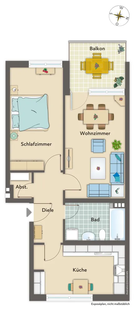 2 room apartment with 62 m² in Bremerhaven – Photo 8