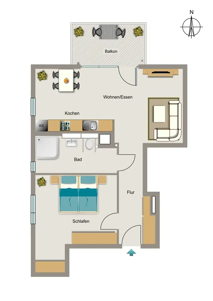 2 Zimmer Wohnung mit 64 m² in Bochum – Bild 10