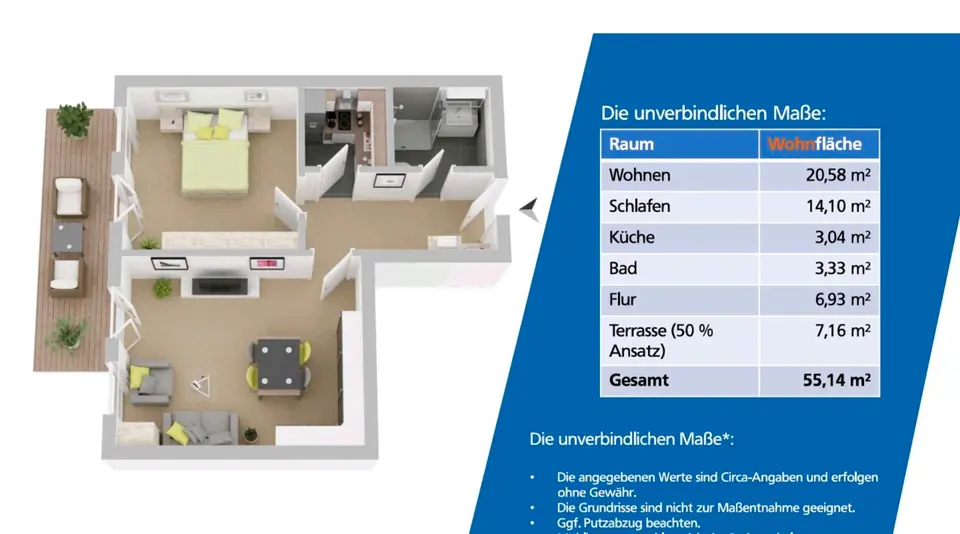2 room apartment with 50 m² in Garmisch-Partenkirchen – Photo 5