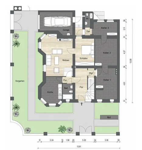 2 Zimmer Wohnung mit 60 m² in Essen – Bild 8
