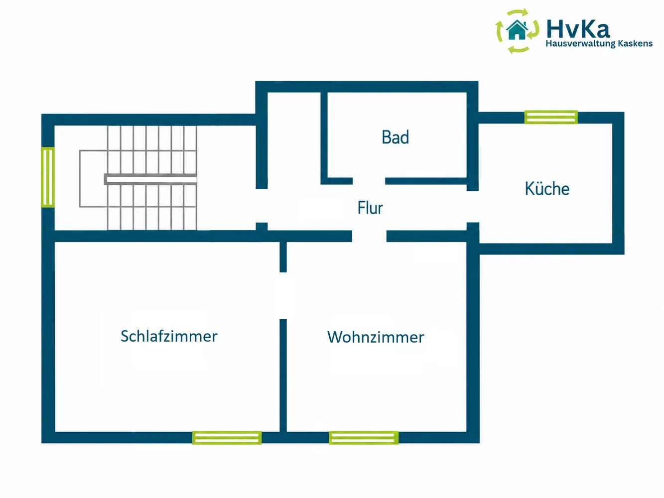 2 Zimmer Wohnung mit 56 m² in Duisburg – Bild 9