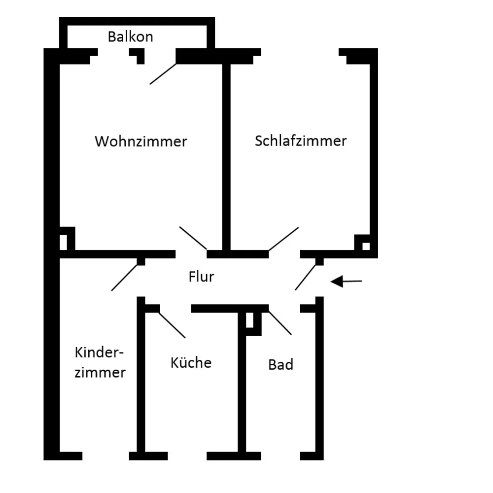3 room apartment with 61 m² in Eilenburg – Photo 10