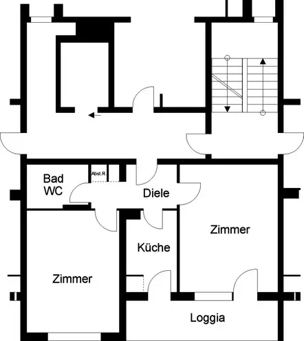 2 Zimmer Wohnung mit 56 m² in Köln – Bild 2