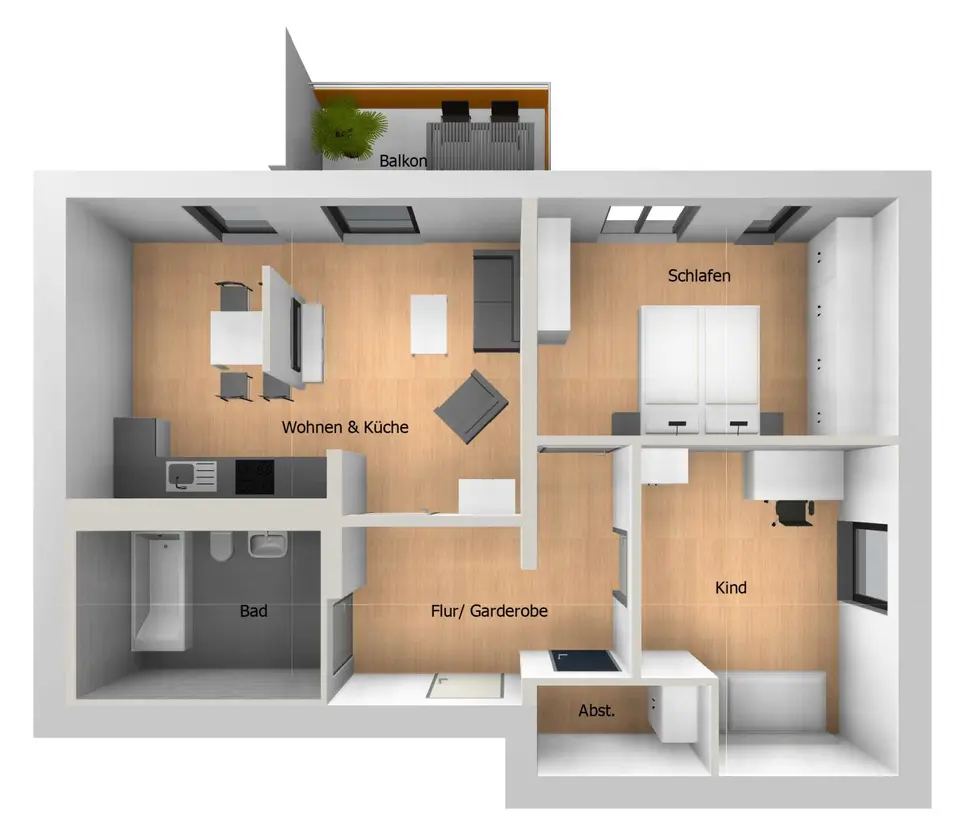 3 Zimmer Wohnung mit 75 m² in Nordhausen – Bild 5