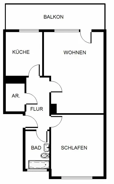 2 Zimmer Wohnung mit 52 m² in Bochum – Bild 6