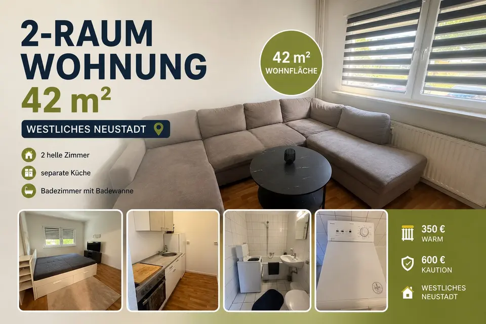 2 Zimmer Wohnung mit 42 m² in Halle (Saale) – Bild 7